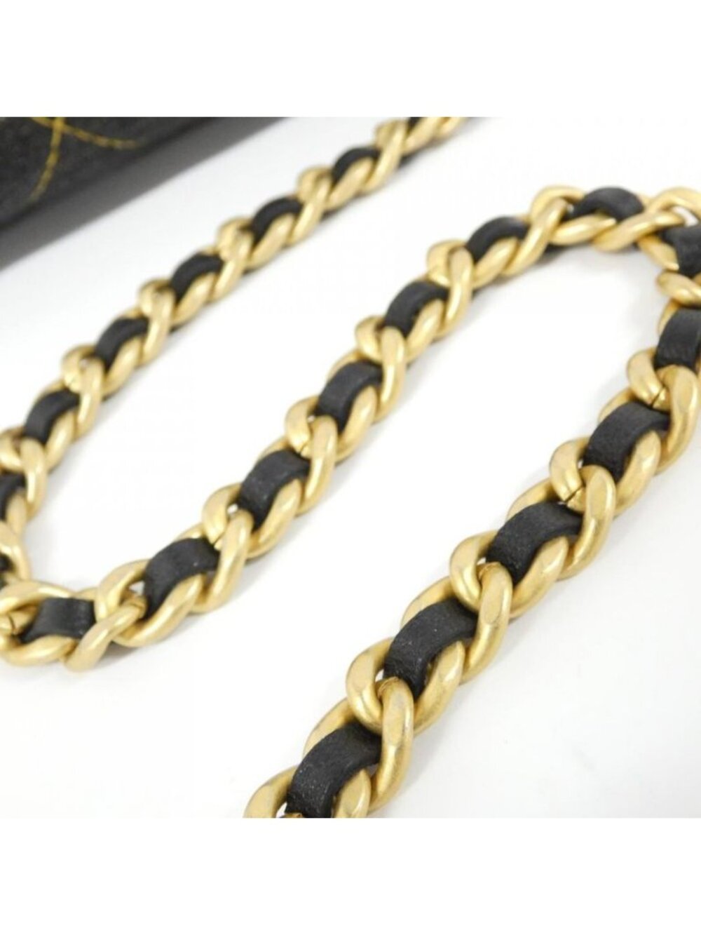 Chanel Chain Clutch Denim Black Mat - Picture 8 of 10